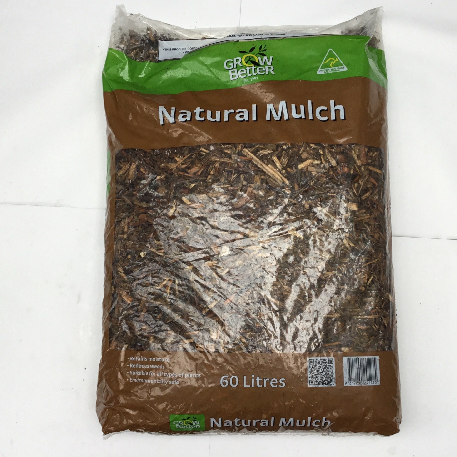 Mulch Natural 60lt Formosa Gardens Nursery, Ballarat